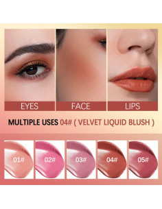 Rubor Líquido 2pcs YG LianKai Acabado Mate Natural 7.5ml 2