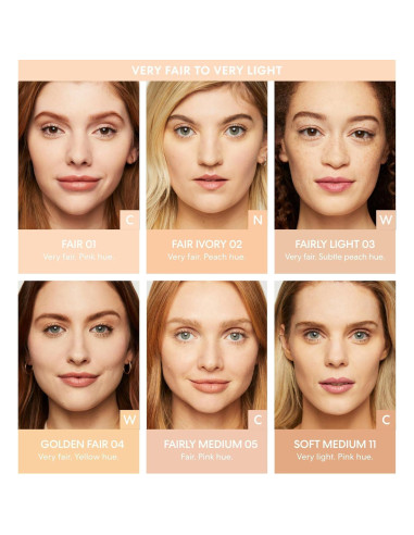 bareMinerals Base en Polvo Suelto Mate SPF 15 6g - Justo Claro