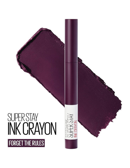 Labial Mate Crayon Maybelline SuperStay Ink 1.13g con Sacapuntas Labial Mate Crayon Maybelline SuperStay Ink 1.13g con Sacapuntas