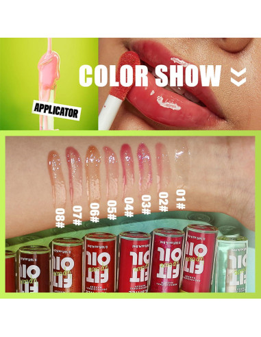 Aceite Hidratante para Labios FYEBOO 4.73 ml Set A