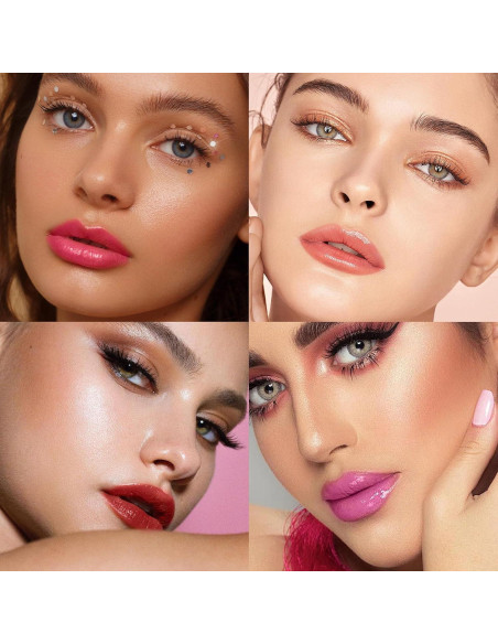 Juego de lápiz labial hidratante Click Slick - Set A 3 colores Juego de lápiz labial hidratante Click Slick - Set A 3 colores