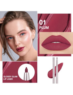 Delineador de Labios Retráctil FeiCuiYun Ciruela Mate 1 unidad 2