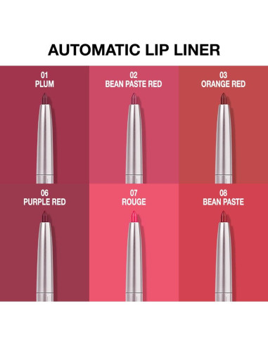 Delineador de Labios Retráctil FeiCuiYun Ciruela Mate 1 unidad