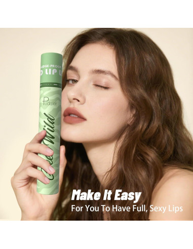 Set de 6 Lápices de Contorno de Labios Pudaier - Alta Pigmentación