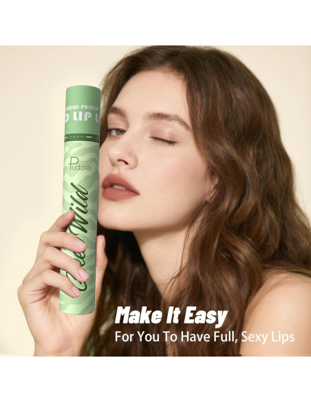 Set de 6 Lápices de Contorno de Labios Pudaier - Alta Pigmentación