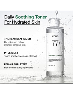 Set de Limpieza Facial Anua: Aceite + Espuma + Tónico Calmante 2