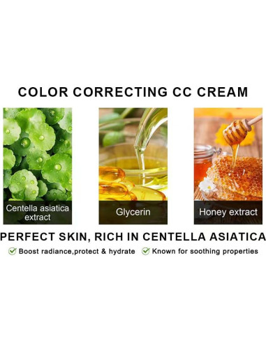 Crema CC Correctora de Color SHEEPFLY 42.52 g Oscuro SPF 25