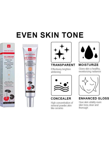 Crema CC Correctora de Color SHEEPFLY 42.52 g Oscuro SPF 25