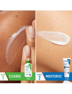 CeraVe Set Hidratante 8oz Crema y Limpiador Facial 2