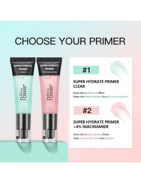 Primer Facial Hidratante Fovcos 23.66 ml - Gel Suave Rosa