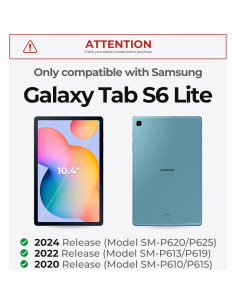 Funda teclado Dexnor para Samsung Galaxy Tab S6 Lite 10.4" 2