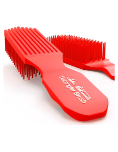 Cepillo Desenredante Rojo Felicia Leatherwood - Para Cabello Rizado y Liso