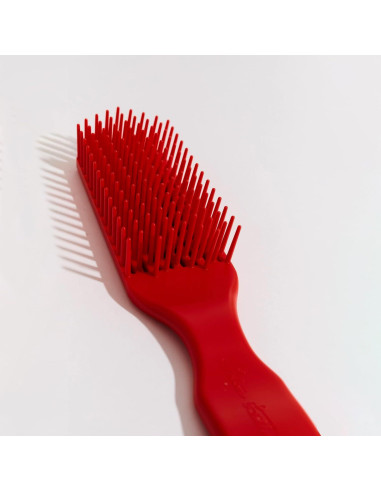 Cepillo Desenredante Rojo Felicia Leatherwood - Para Cabello Rizado y Liso