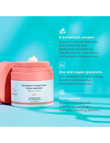 Crema Reparadora Bora Barrier Drunk Elephant 50 ml Hidratante Crema Reparadora Bora Barrier Drunk Elephant 50 ml Hidratante