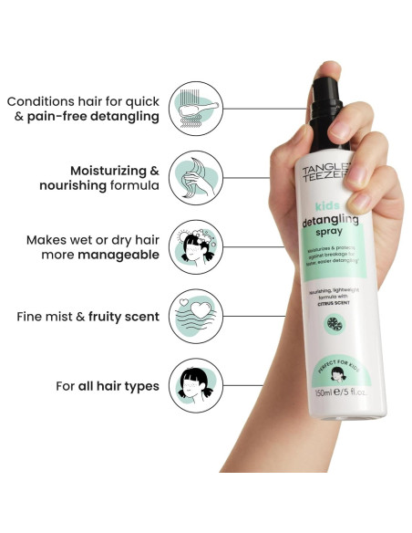 Spray Desenredante Tangle Teezer para Niños 148 ml Vegano Spray Desenredante Tangle Teezer para Niños 148 ml Vegano