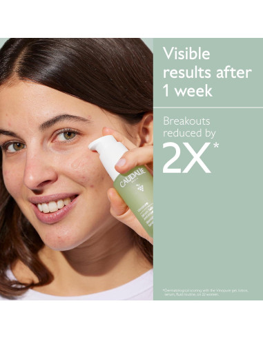 Suero Natural Caudalie Vinopure Ácido Salicílico 30 mL