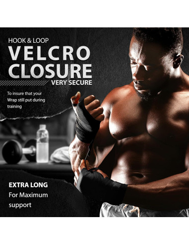 Vendajes de Mano DXM SPORTS 180" (457 cm) Kickboxing MMA