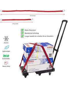 Cuerda Bungee Plana Ajustable dbest 63" con Ganchos Resistente 2