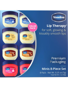Bálsamos Labiales Vaseline - Variedad 8 Paquetes 7.09g 2