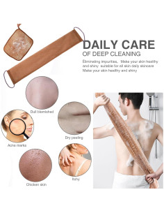 Esponja de Red Africana Vootcker 3 Piezas Exfoliantes 2