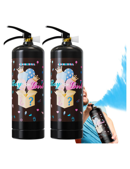 Extintor Revelación de Género Azul Gigante - 2 Paquetes