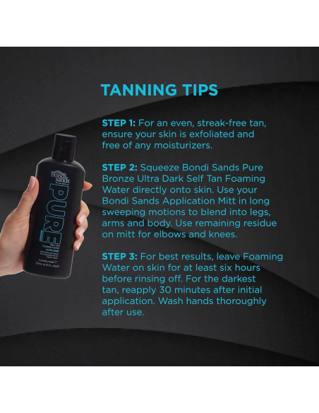 Bondi Sands PURE Agua Espumosa Autobronceadora 200 mL Ultra Oscuro