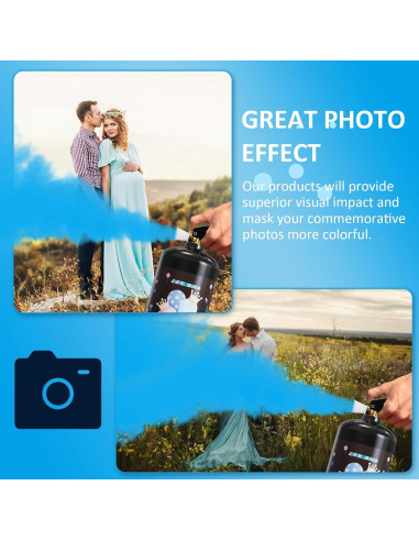 Extintor Revelación de Género Azul Gigante - 2 Paquetes