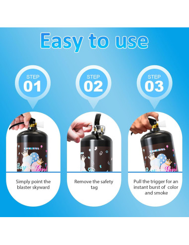 Extintor Revelación de Género Azul Gigante - 2 Paquetes