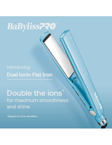 Plancha de Pelo Iónica BabylissPRO Nano Titanium 3.81 cm