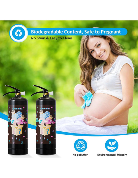 Extintor Revelación de Género Azul Gigante - 2 Paquetes