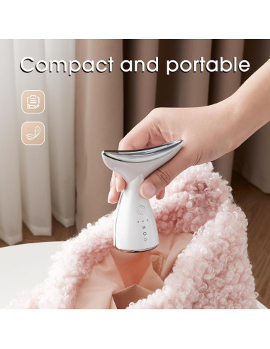 Masajeador Facial LED 3-en-1 Okahila para Piel Radiante