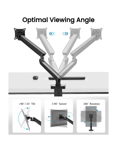 Soporte de Monitor HUANUO para Pantallas de 33 a 101 cm