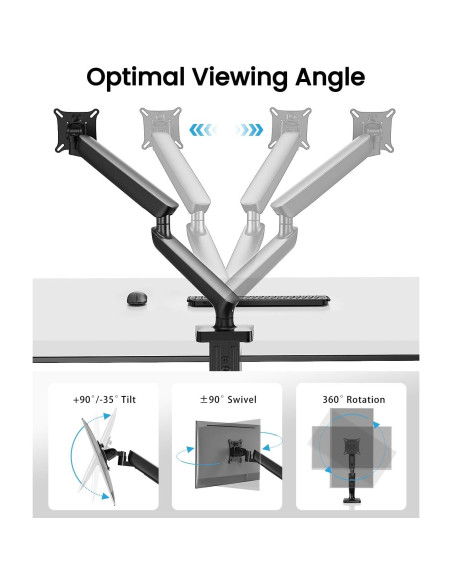 Soporte de Monitor HUANUO para Pantallas de 33 a 101 cm