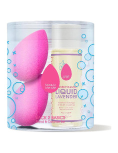 Beautyblender Set de 3 Piezas: 2 Esponjas + Limpiador 85g