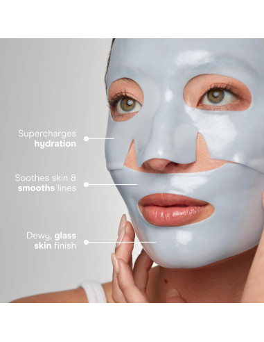 Mascarilla Facial de Hidrogel NuFACE Power - 5 Unidades