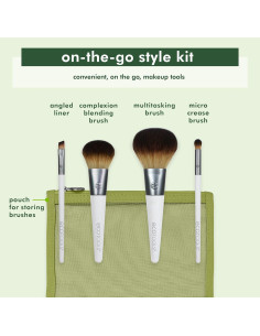 Set de Brochas de Maquillaje EcoTools On-The-Go 5 Piezas 2