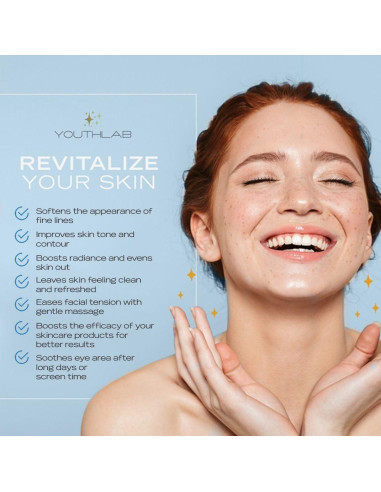 Varita de Ojos y Cara YOUTHLUX - Calor y Vibración, Alivio Ojeras