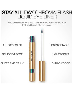Delineador de Ojos Líquido Stila Chroma-Flash Pavo Real 12cm 2