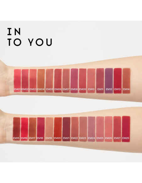 Pintalabios Mate INTO YOU Lip Mud EM05, 8 Horas de Duración