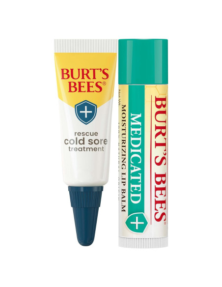 Tratamiento para Herpes Labial y Balsamo Labial Burt's Bees