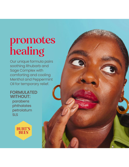 Tratamiento para Herpes Labial y Balsamo Labial Burt's Bees