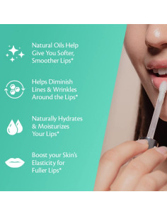 Colágeno Aumentador de Labios M3 Naturals 4 ml Menta Hidratante 2