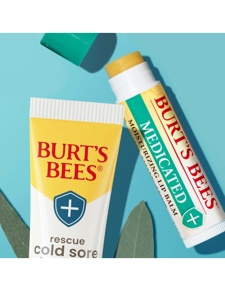 Tratamiento para Herpes Labial y Balsamo Labial Burt's Bees