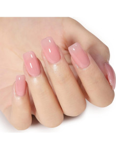 Esmalte de Uñas en Gel AILLSA Rosa Transparente 15 ml 2