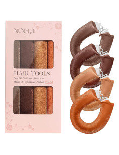 Juego de Rulos Sin Calor Nunflue - Rizador de Terciopelo Jumbo