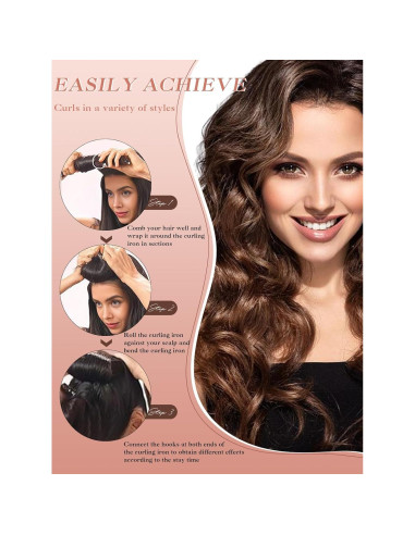 Juego de Rulos Sin Calor Nunflue - Rizador de Terciopelo Jumbo