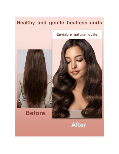 Juego de Rulos Sin Calor Nunflue - Rizador de Terciopelo Jumbo