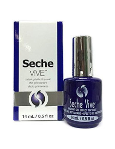 Top Coat Gel Effect Seche Vite 14.79 ml - Brillo Duradero