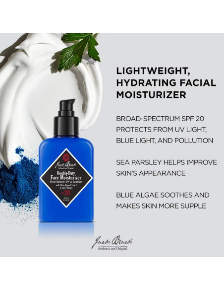 Hidratante Facial Jack Black Doble Función SPF 20 97.6 ml