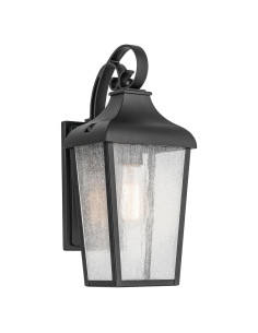 Lámpara de Pared Exterior Kichler Forestdale 1 Luz Negro
